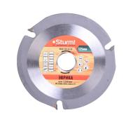 Эврика Пильный диск по дереву для УШМ, размер 125x22x3 зуба, Sturm! Sturm